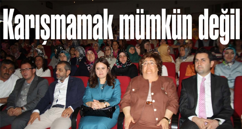 Ak Parti Kadın Kolları Genel Başkanı Güldal Akşit, Mısır ve Suriyede yaşanan olaylara karışmamanın, görmezden gelmenin mümkün olmadığını belirterek, Allah onları da bu zulümden kurtarsın, karışmamak görmezden gelmek mümkün 