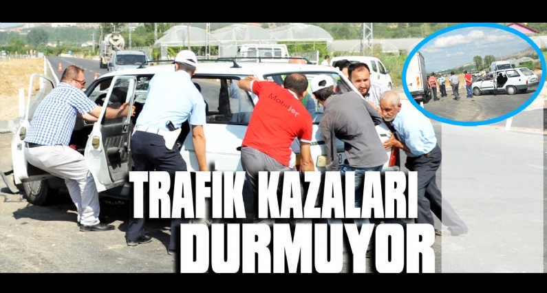 Tokat`ta trafik kazası: 5 yaralı