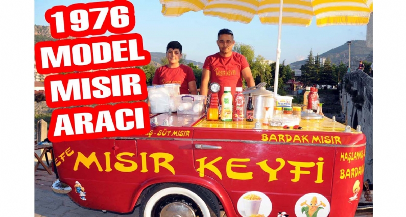 OTOMOBİLİ İKİYE BÖLDÜRÜP MISIR ARACI YAPTI