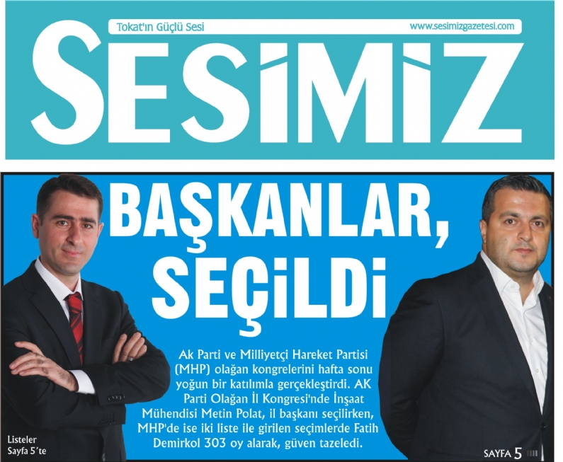 Ak Parti ve Milliyetçi Hareket Partisi (MHP) olağan kongrelerini hafta sonu yoğun bir katılımla gerçekleştirdi. AK Parti Olağan İl Kongresi`nde İnşaat Mühendisi Metin Polat, il başkanı seçilirken, MHP`de ise iki liste ile gir