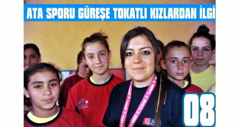 ATA SPORU GÜREŞE TOKATLI KIZLARDAN İLGİ