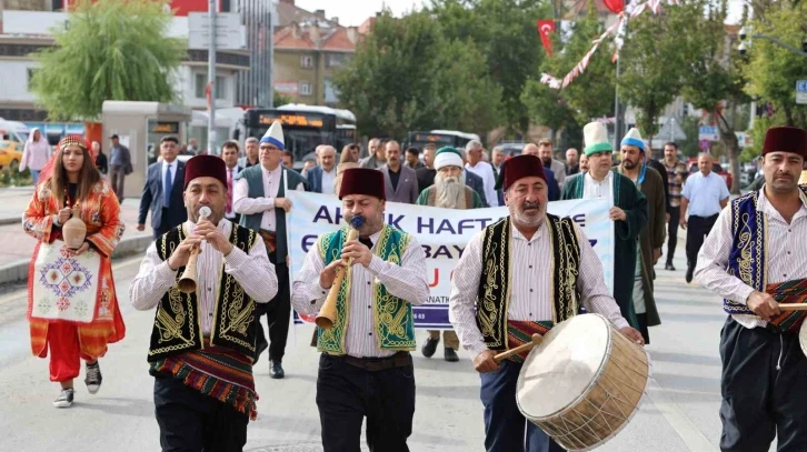 Ahilik Haftası açılışı görsel şölene dönüştü
