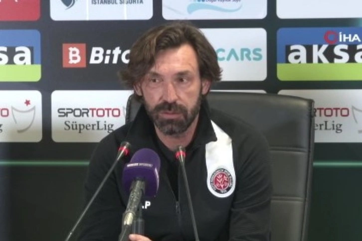 Andrea Pirlo: 'Takımımdan memnunum ama son dakikalardan değil'