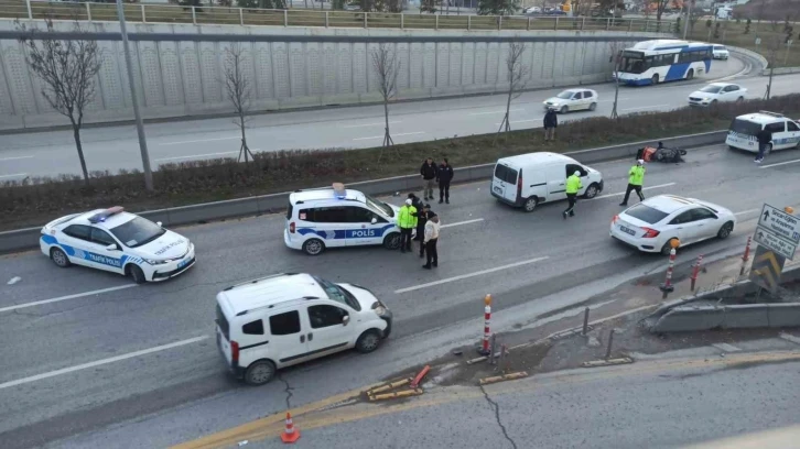 Ankara’da trafik kazası: 1 ölü, 1 ağır yaralı
