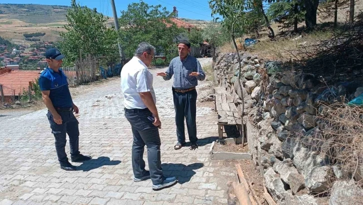 Başkan Ünlü, alt yapı çalışmalarını denetledi
