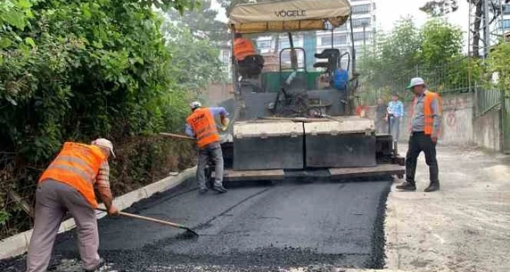 Canik’te yollara bakım