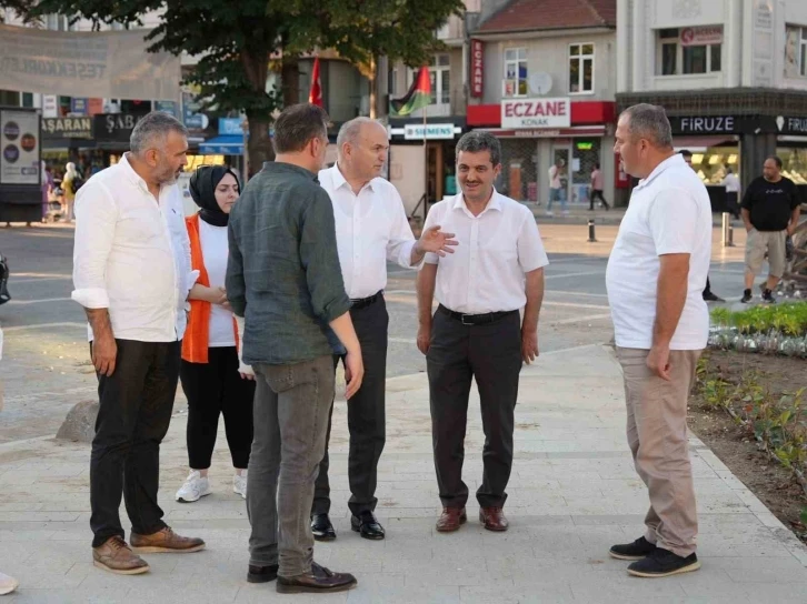 Cedidiye meydanı şeklini almaya başladı
