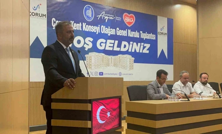 Çorum Kent Konseyi olağan genel kurulu yapıldı
