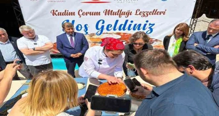 Çorum’un damak çatlatan lezzetleri görücüye çıktı