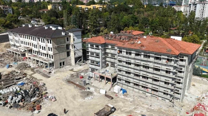 Karabük Anadolu İmam Hatip Lisesi inşaatının yüzde 60’ı tamamlandı
