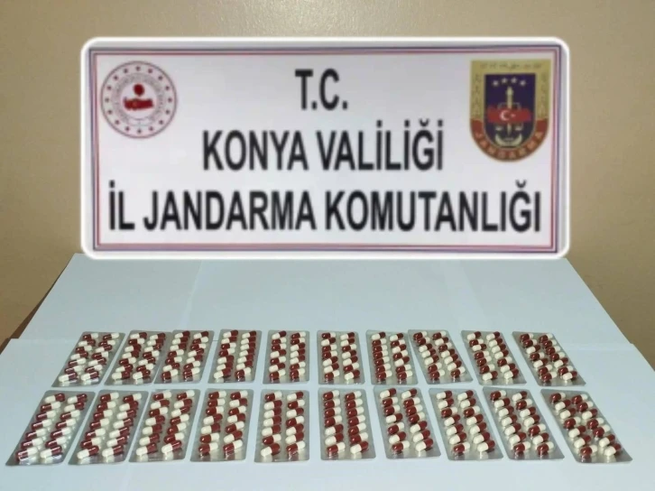 Konya’da jandarmadan uyuşturucu operasyonu
