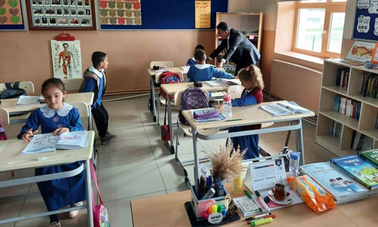 Milli Eğitim Müdürü Güney’den Uğrak İlkokulu’na ziyaret
