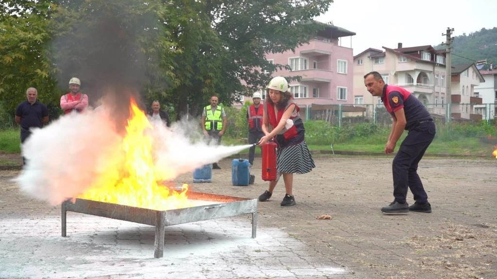 Ordu’da verilen eğitimler sayesinde yangın olayları yüzde 25 azaldı
