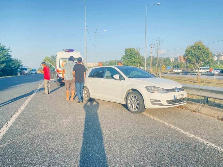 Ordu’da trafik kazası: 1’i polis 3 yaralı