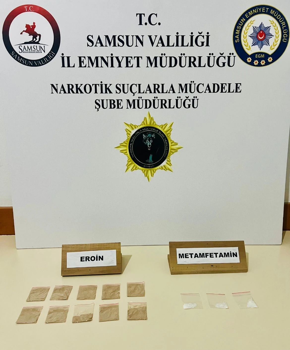 Samsun’da genç kadın uyuşturucuyla yakalandı
