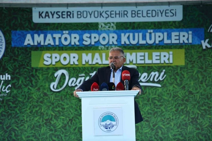 Sporcunun dostu başkandan amatör spor kulüplerine destek sürüyor
