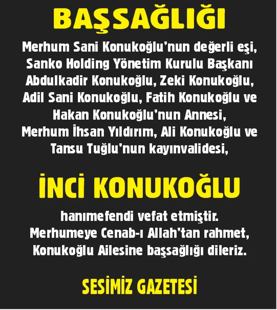 VEFAT VE BAŞSAĞLIĞI