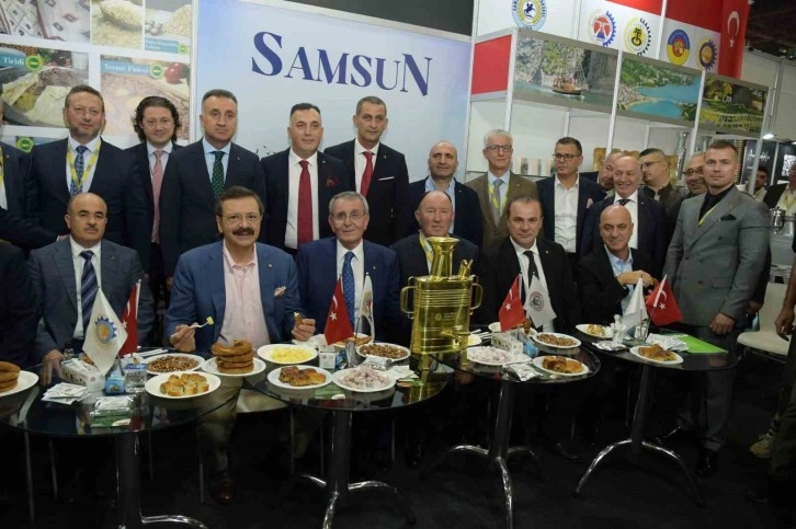 YÖREX Fuarı’nda Samsun rüzgarı