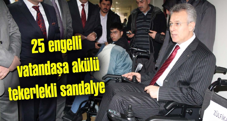 Aile ve Sosyal Politikalar İl Müdürlüğü, Sosyal Yardımlaşma ve Dayanışma Vakfı  ve Özel İdare işbirliği ile alınan 25 adet akülü tekerlekli sandalye düzenlenen törenle sahiplerine ulaştırıldı. 