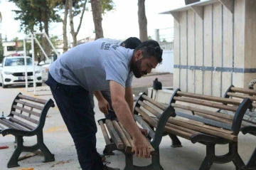 Atakum’da okul bahçelerine bakım
