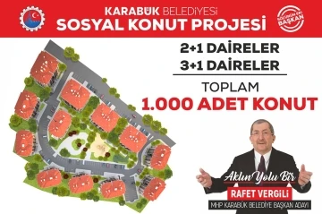 Başkan Vergili’den bin konutluk proje
