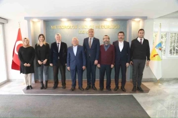 Büyükkılıç’tan Meteoroloji 7’nci Bölge Müdürü Erol’a ziyaret
