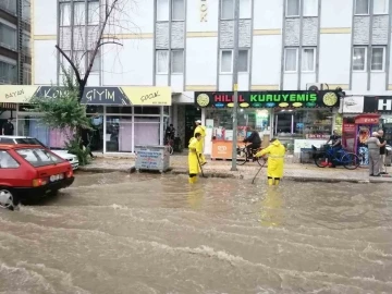 Çorum Belediyesi 62 ihbara müdahale etti
