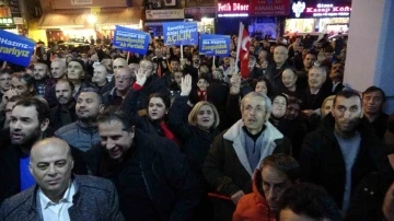 Cumhur İttifakı’nın adayı Selim Alan’a coşkulu karşılama
