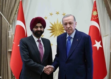 Cumhurbaşkanı Erdoğan, Dünya Bankası Başkanı Banga’yı kabul etti
