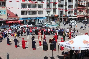 Havza’da festival mehterli festival yürüyüşü ile başladı
