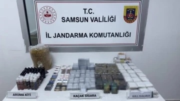 Kaçak tütün satıcısına jandarma ekiplerince operasyon
