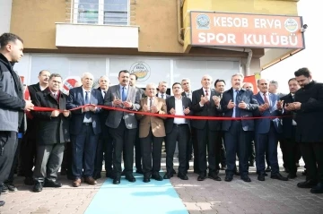 KESOB ERVA Spor Kulübü açıldı
