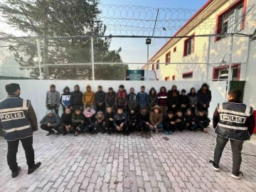 Konya’da 35 düzensiz göçmen yakalandı
