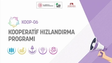 KOOP-06: Kooperatif Hızlandırma Programı başlıyor
