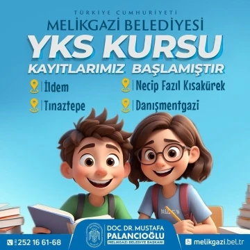 Melikgazi Belediyesi YKS Kursu kayıtları başladı
