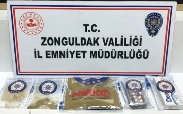 &quot;Dur&quot; ihtarına uymayan araçtan uyuşturucu çıktı
