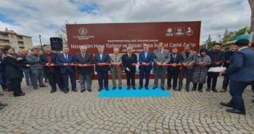 Restore edilen Nasreddin Hoca Türbesi ile Hasan Paşa İmaret Camii’nin açılışı yapıldı