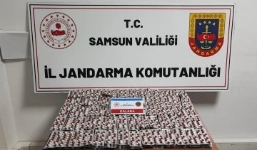 Samsun’da jandarma 2 bin 872 adet sentetik ecza ele geçirdi
