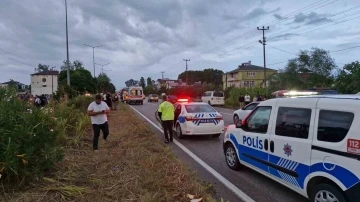 Samsun’da otomobil bisikletliye çarptı: 1 ölü
