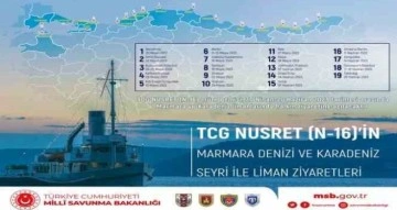 TCG Nusret müze gemisi 30 Nisan-20 Haziran arasında ziyarete açılacak