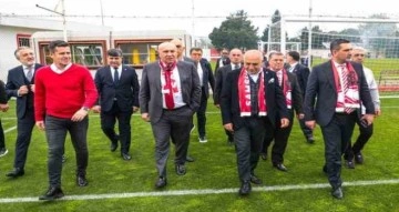 TFF Başkanı Büyükekşi, Samsunspor tesislerini inceledi