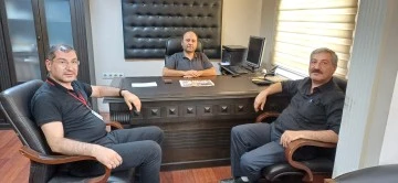 Tokat Barosu Avukatı Uğur Öztürk'ten Sesimiz Gazetesi sahibi İlhan Uluözlü'ye ziyaret