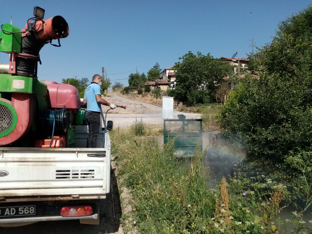 Tokat Belediyesi Larva İle Mücadeleye Devam Ediyor